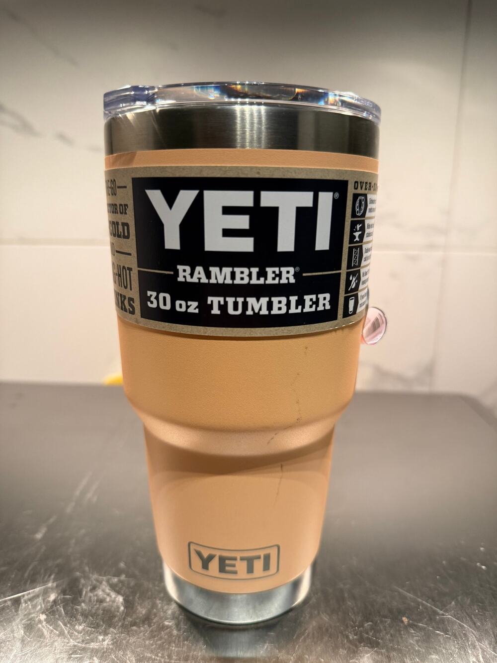 NWT YETI Rambler 30 oz Tumbler with MagSlider Lid – Lowcountry Peach